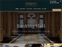 Tablet Screenshot of bankinghall.com